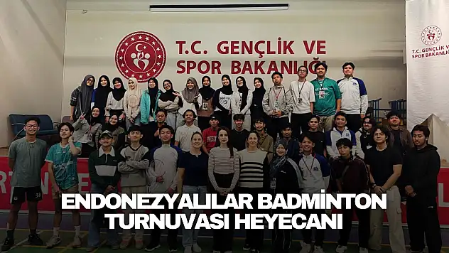 Endonezyalılar Badminton Turnuvası Heyecanı