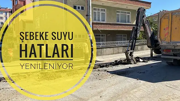 Esentepe ve Yenimahalle'de su hatları yenileniyor