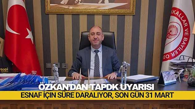 Esnaf İçin Süre Daralıyor, Son Gün 31 Mart