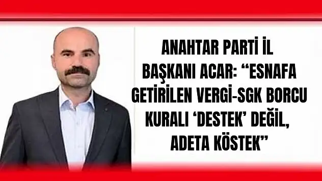 'Esnaf kepenk kapatmaya zorlanıyor'