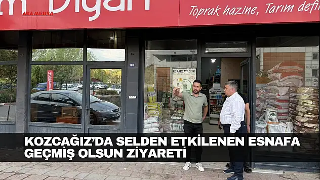 Esnafa Geçmiş Olsun Ziyareti