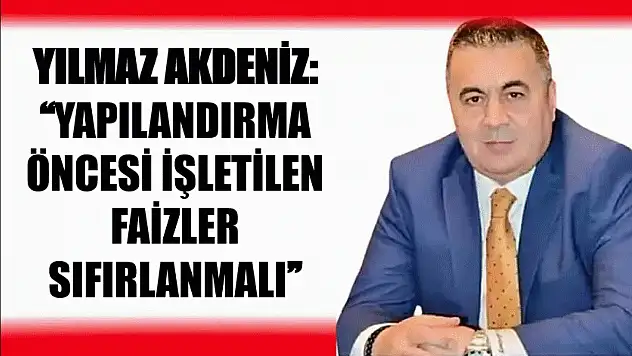 'Esnafın ödeyebileceği hale getirilmeli'