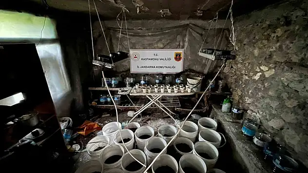 Ev, uyuşturucu imalathanesi çıktı