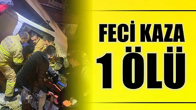 Feci kaza can aldı