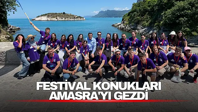 Festival Konukları Amasra'yı Gezdi