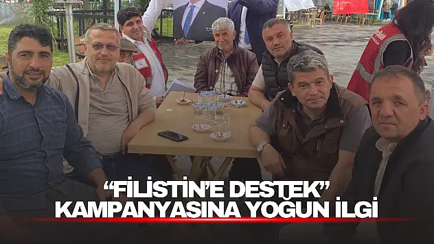 Filistin'e Destek Kampanyasına Yoğun İlgi