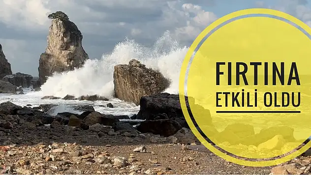 Fırtına etkili oldu