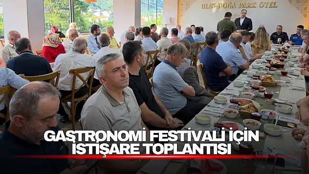 Gastronomi Festivali İçin İstişare Toplantısı