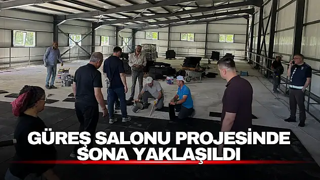 Güreş Salonu Projesinde Sona Yaklaşıldı
