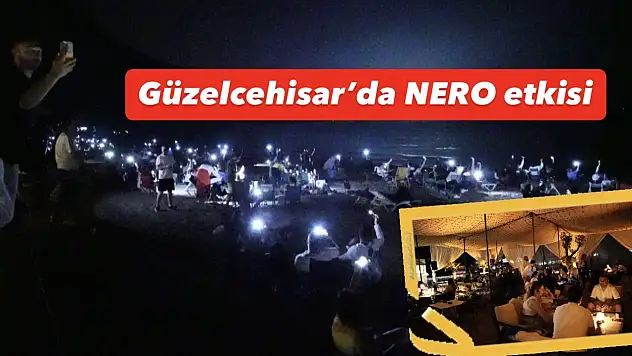 Güzelcehisar sahilinde NERO etkisi