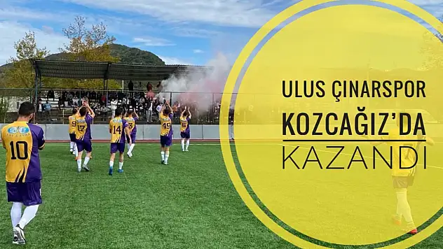 Haftanın maçında kazanan Ulus Çınarspor