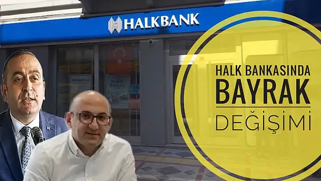 Halk Bankasında bayrak değişimi