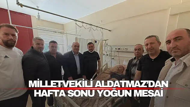 Hastane, hane ve esnaf ziyaretleriyle vatandaşlarla bir araya geldi