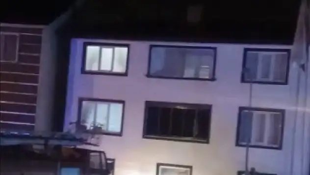 Hastane yakınında korkutan yangın