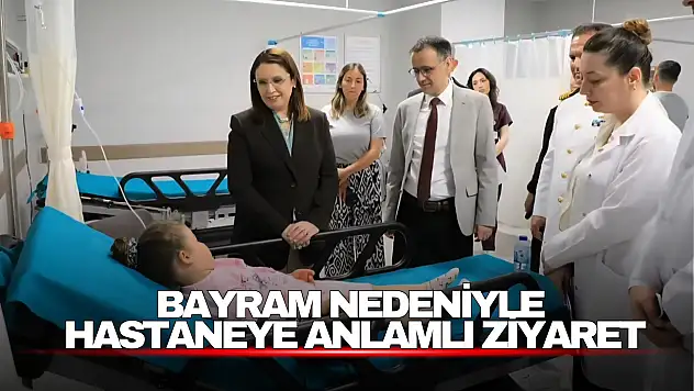 Hastaneye Anlamlı Ziyaret!