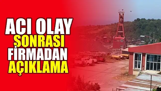 Hattat Enerji'den açıklama ve başsağlığı mesajı