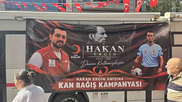 Hayatını kaybeden futbol hakemi için kan bağışı kampanyası düzenlendi