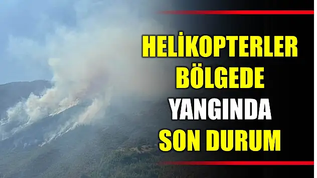 Helikopterler bölgede