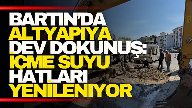 İçme Suyu Hatları Yenileniyor