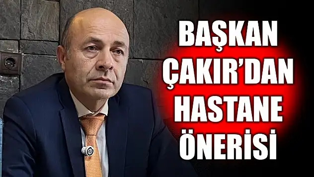 'İkinci Devlet Hastanesi olarak düzenlenebilir'