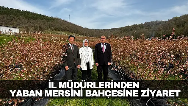 İl Müdürlerinden Yaban Mersini Bahçesine Ziyaret