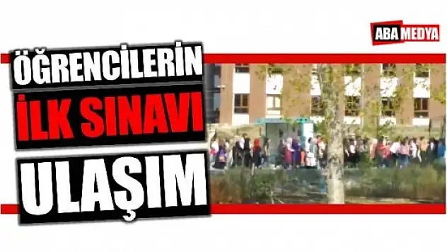 İLK SINAV ULAŞIM! BARTIN