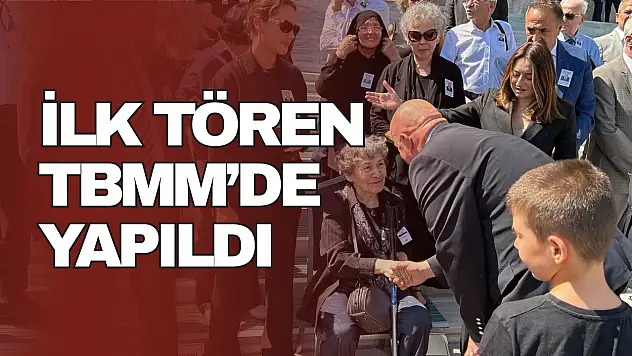 İlk Tören TBMM'de Yapıldı