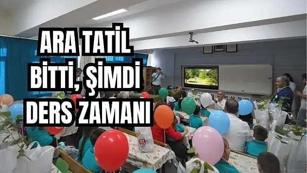 Ders zili çaldı