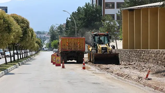 İmar yolu genişletiliyor