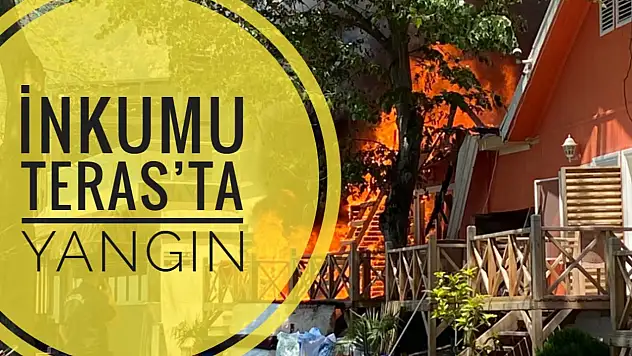İnkumu'nda büyük yangın