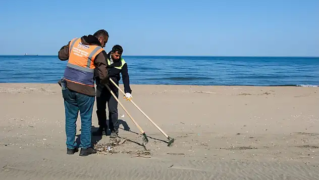 İnkumu sahili sezona hazırlanıyor