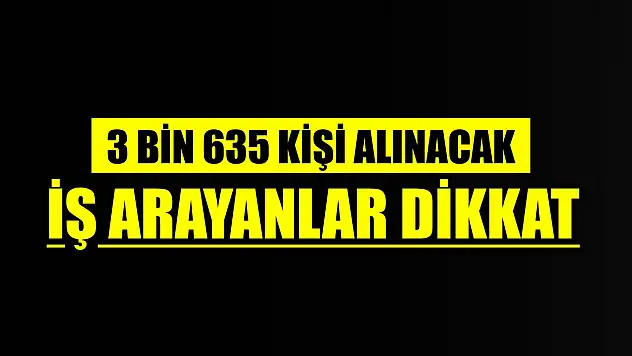 İş arayanlar dikkat
