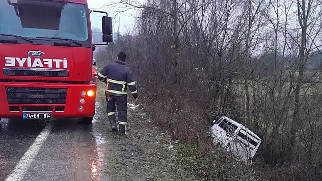 İşçi servisi kaza yaptı