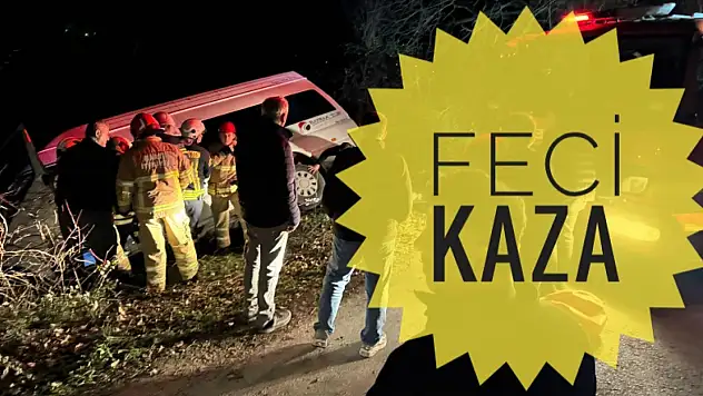 İşçi servisi kaza yaptı