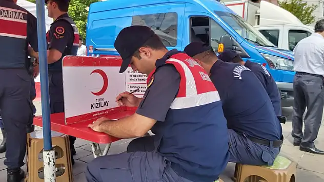 Jandarma'nın 183. yılında kan desteği 