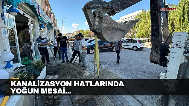Kanalizasyon Hatlarında Yoğun Mesai