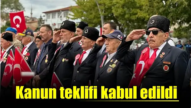 Kanun teklifi kabul edildi