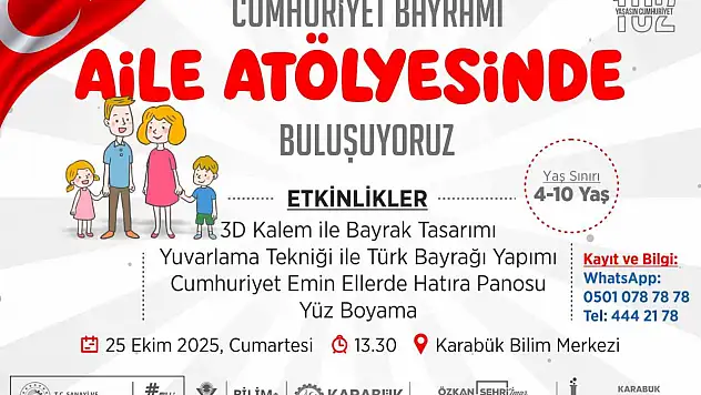 Karabük Belediyesinden 29 Ekim'e özel etkinlik