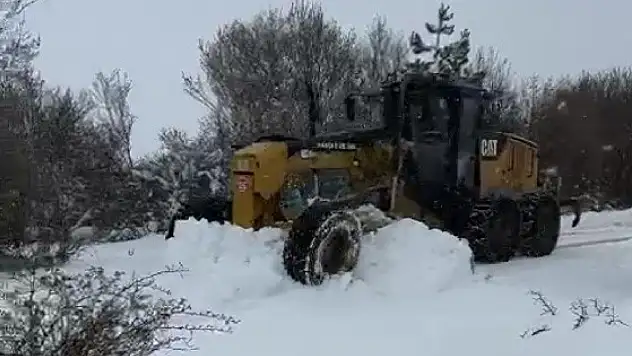 Karabük'te 35 köy yolu ulaşıma kapalı