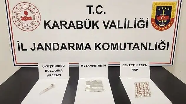 Karabük'te 4 kişinin üzerinde uyuşturucu yakalandı