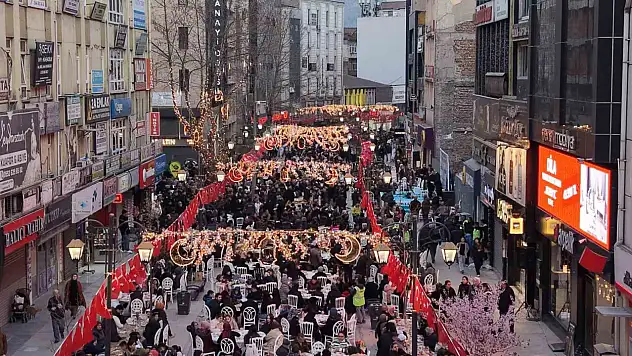 Karabük'te binler aynı sofrada buluştu