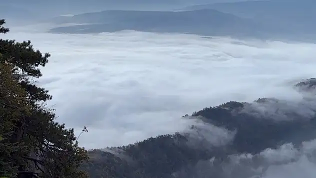 Karabük'te bulut denizi hayran bıraktı