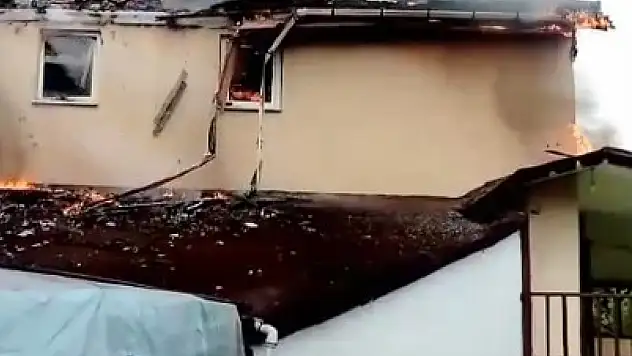 Karabük'te cami yangını