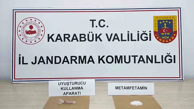 Karabük'te Jandarmadan uyuşturucu operasyonu