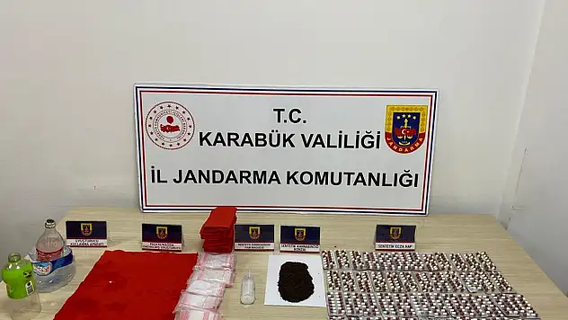 Karabük'te jandarmadan uyuşturucu operasyonu: 6 şüpheli gözaltında