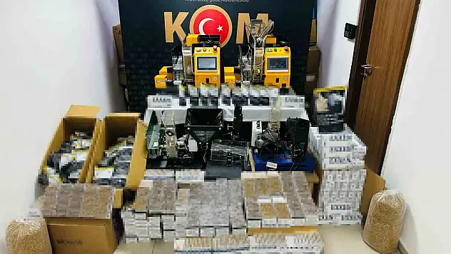 Karabük'te kaçak tütün operasyonunda 36 bin 660 adet makaron ele geçirildi
