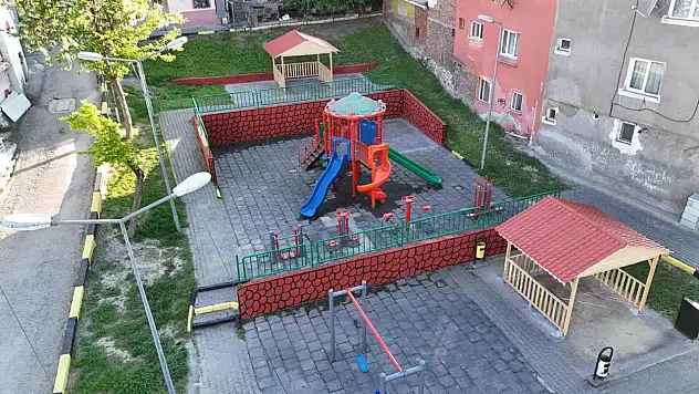 Karabük'te parklar modernize ediliyor