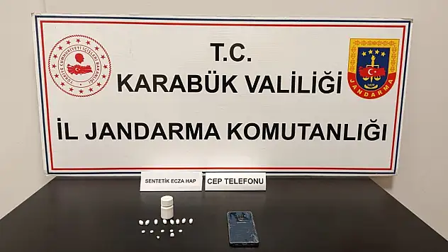 Karabük'te sentetik ecza hap ele geçirildi