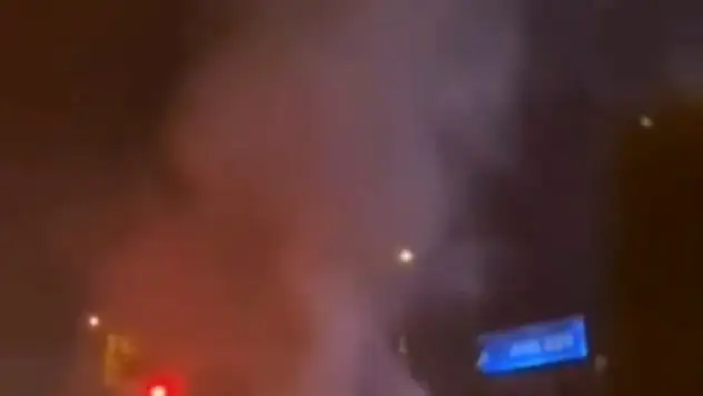 Karabük'te seyir halindeki otomobil alev aldı