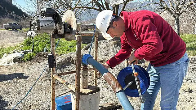 Karabük'te su ihtiyacı için 7 yeni kuyu açıldı